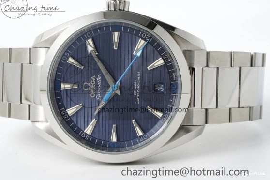 1220 FreshLook Aqua Terra 150M SS JQK 1:1 Best Edition Blue Dial Blue Hand on SS Bracelet A 7831